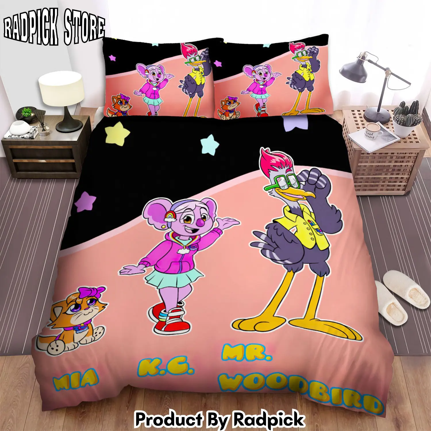 Radpick tots main chracters bed sheets spread duvet cover bedding sets rp327655